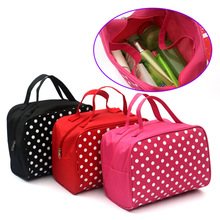 Fashion Lady Makeup Bag Oxford Multi Functional Travel Organizer Storage Dots Bags Women Beauty Case Zipper Toiletry Bag Neceser 2024 - buy cheap