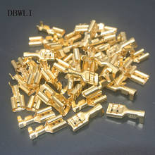 2000PCS 6.3mm 6.3 Crimp Terminal Female Spade Connector Crimping terminals 2024 - buy cheap