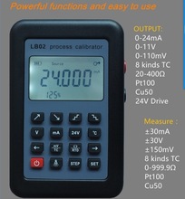 LB02 Resistance Current Voltmeter Signal Generator Source Process Calibrator 4-20mA/0-10V/mV LCD Display Update from LB01 2024 - buy cheap