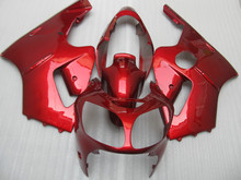 Kit de carenagem completo km04 para kawasaki ninja zx12r 00, 01, zx, 12r 2000, 2001, e cores vermelhas quentes 2024 - compre barato