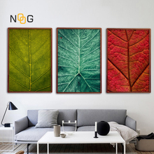 NOOG Modern Leaf Vein Pattern Poster Print Tropical Plant Leaves Canvas Painting For Nordic Living Room Art Wall Decoration 2024 - buy cheap