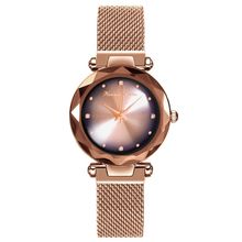 Hannah Martin Fashion Casual Women's Wrist Watches Rose Gold Luxury Ladies Watches Steel Mesh Belt Waterproof Clock Reloj Mujer 2024 - buy cheap