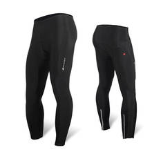 Мужские черные велосипедные штаны, дышащие, анти-пот, велосипедные колготки, велосипедные штаны, одежда для езды на велосипеде, брюки с гелевой подкладкой 2024 - купить недорого