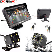 Koorinwoo Universal 2.4G Wireless 4.3 Inch Car TFT LCD Monitor Colorful With Car Rear View Camera Reverse Backup Parking Assist 2024 - buy cheap