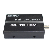 SDI в HDMI Мини конвертер SDI и выход HDMI видео аудио конвертер адаптер с EU/US/UK/AU источник питания для HDTV монитора 2024 - купить недорого