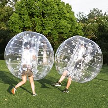 Bola de parachoques inflable para adultos, de TPU burbuja transparente, fútbol, cuerpo Zorb, trajes de burbuja, 1,2 M de diámetro, envío gratis 2024 - compra barato