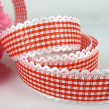 20yards 1" Printed Dot Lace Fabric Trim Ribbons For Craft /Wedding/Packaging Ribbon bow 25mm 2024 - buy cheap