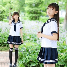 School uniform set Student uniform tie Sailor suit set Table costume Japanese school uniform Girl Summer 2024 - buy cheap