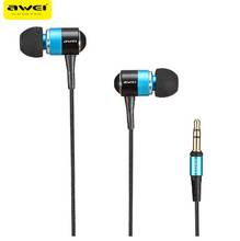 AWEI ES Q3 High quality 3.5mm Jack Noise Isolation In-ear Style Earphone for MP3/MP4 Players mobile phone 2024 - buy cheap