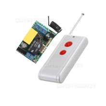 220V 1CH wireless switch Wireless Receiver&Transmitter 220V1CH) 10A output state is adjustable 1000W 200M 2024 - buy cheap