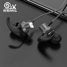 IKSNIAL New Heavy Bass Stereo Sport Earbuds Earphones auriculares Wired Control With Microphone For iPhone Xiaomi fone de ouvido 2024 - buy cheap