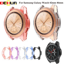 Funda protectora suave de TPU para Samsung Galaxy Watch, 360 grados, 42MM, SM-R810, 46MM, Gear S3, S2 2024 - compra barato