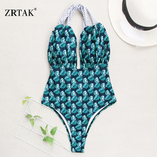 Zartak-maiô feminino 2019, monokini para praia, com estampa floral, uma peça, conjunto para mulheres 2024 - compre barato