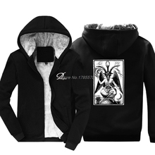 Sigil Of Baphomet Hoodie Sweatshirt Winter Thicken Cotton Hoody Cool Jackets Tops Harajuku Streetwear 2024 - buy cheap