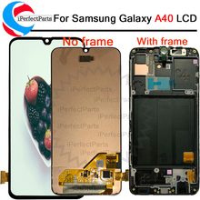 Super AMOLED для Samsung Galaxy A40 A405 A405FM A405DS дисплей кодирующий преобразователь сенсорного экрана в сборе для Samsung A40 lcd 2024 - купить недорого