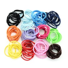 Hot 100pcs/lot 3 cm 12 Colors Kids Cute Hair Band  Elastic Hair Band Ribbon Accessories Headband DIY   694 2024 - buy cheap