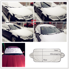 Новинка 2018, автомобильная накладка на окно для защиты от снега, льда, солнца, солнечного света, пыли для экспедиции Ford EcoSport Kuga F-Series Escape 2024 - купить недорого