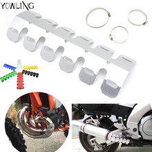 Silenciador de escape para motocicleta, cubierta de protección térmica para Yamaha YZ 125 250 YZ250F YZ450F XT 600 WR250F TW200 WR450F 2024 - compra barato