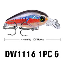 4G 47MM Bass Fishing Lures Crank Bait Crankbait Tackle Swim bait wobblers fishing japan Hard Crazy Fish Lure 2024 - buy cheap