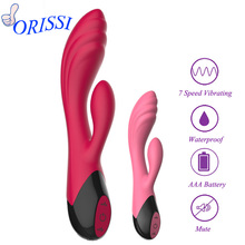 Silicone Rabbit G spot Vibrator Clitoris Stimulator Dual Penis Massager Sex Toy for Woman Adult Product Clitoral  Dildo Vibrator 2024 - buy cheap
