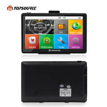 TOPSOURCE 7 inch Car GPS Navigation Capacitive screen FM 8GB WinCE 6.0 Map For Russia/Europe/USA/Canada Truck gps Navigator 2024 - buy cheap
