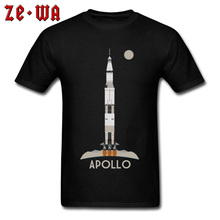 Camiseta masculina apollo launch retrô, roupa personalizada de alta qualidade, cccp occupy, nave espacial, universo 2024 - compre barato