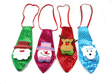 50 Uds. De corbatas brillantes de Navidad para mascotas, corbatas medianas para perro, muñeco de nieve, ciervo, Samll, accesorios de aseo para vacaciones 2024 - compra barato