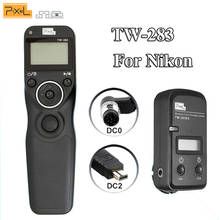 For Nikon D3100 D7100 D7000 D5100 D5000 DSLR Cameras Pixel TW-283/DC0 Wireless Timer Remote Control Shutter Release + DC2 Cable 2024 - buy cheap
