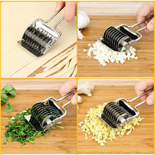 Stainless Steel Noddle Onion Chopper Slicer Knife Cutter Garlic Coriander Vegetable Chopper Cooking Tools Kitchen Accessories 2024 - buy cheap