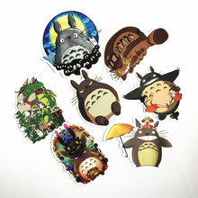 7 Pcs/lot Totoro Cute Sticker Decal For Phone Car Laptop Bicycle Notebook Backpack Case Waterproof Kids Toy Stickers 2024 - buy cheap