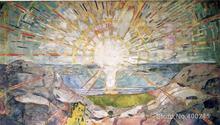 oil Painting Expressionism The Sun Edvard Munch Hand painted High quality 2024 - buy cheap