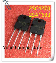 5pair=10pcs/lot A1633 C4278 2SA1633 2SC4278 Power amplifier tube 2024 - buy cheap