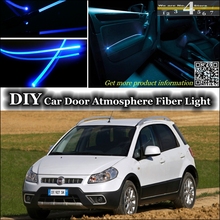 Luces de banda de fibra óptica de atmósfera de ajuste de luz ambiental interior para la iluminación del Panel de puerta interior de Fiat Sedici (no la luz EL) 2024 - compra barato