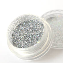 Nail Salon 1g Jar Holographic Laser Silver Color Glitter Dust Powder Nails Art Tips Body Crafts Decoration SAL03 2024 - buy cheap