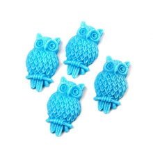 LF 10Pcs Mixed Resin Owl Decoration Crafts Flatback Cabochon Embellishments For Scrapbooking Kawaii Cute Diy Accessories 31mm 2024 - buy cheap