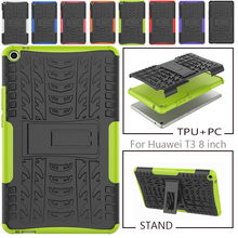 Case for Huawei T3 8 inch Honor Play Pad 2 8.0 inch KOB-L09 KOB-W09 Cover Heavy Duty 2 in 1 Hybrid TPU Silicon PC Coque Capa 2024 - buy cheap
