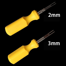 2mm + 3mm kit de ferramentas de remoção de terminais do carro conector fiação pino liberação extrator extrator 2 pçs/set 2024 - compre barato