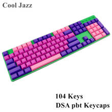 Cool Jazz DSA profiles blank Keycap 108 keys thick pbt for Mechanical Gaming Keyboard MX Switches 2024 - buy cheap
