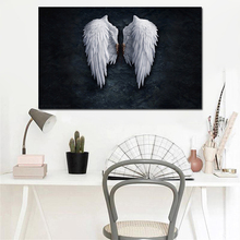 Modern Posters and Prints Wall Art Canvas Painting Black Background Wings Decorative Picture for Living Room Home Decor No Frame 2024 - buy cheap