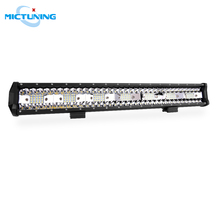 MICTUNING 20" Five Row Car LED Straight Work Light Bar 126W Combo Beam Roof Driving Fog Lamp 10500LM for SUV Motorcycle Offroad 2024 - buy cheap