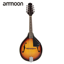 8-струнный мандолин из липы, музыкальный инструмент с регулируемым мостом 2024 - купить недорого