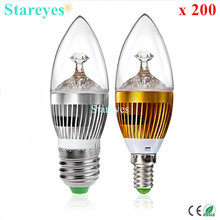 200 pcs Dimmable 3W 4W 5W E14 E27 High Power LED Candle Light Droplight Bulb Ceiling chandelier led lamp spotlight light 2024 - buy cheap