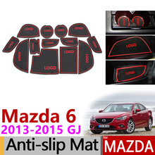 Anti-Slip Gate Slot Mat Rubber Coaster for Mazda 6 2013 2014 2015 GJ Atenza Mazda6 pre-Facelift Wagon Sedan Accessories Stickers 2024 - buy cheap
