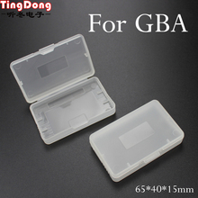 TingDong 200 шт для Nintendo Game Boy для GBA/GBA SP Прозрачный чехол для картриджей с компьютерной игрой хранение картриджей коробка Замена 2024 - купить недорого