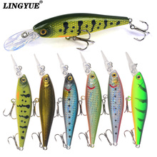 Clássico minnow isca 10cm 10g wobbler midwater crankbait isca de pesca artificial leurre swimbait para iscas de pique baixo da carpa 2024 - compre barato