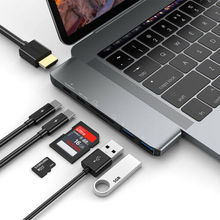 7 in 1 Adapter USB 3.1 Type-C HUB Micro SD/TF Port For MacBook Air Pro speed 10Gbps 2024 - buy cheap