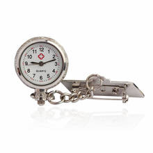 New Arrive 1pc Pocket Medical Nurse Fob Watch Women Dress Watches Clip-on Pendant Hanging Quartz Clock 2024 - buy cheap