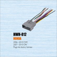Se conecta al arnés de fábrica para Honda 2006-2010 Civic-Adaptador de Cable de alimentación de Radio/Cable estéreo del mercado de accesorios/DIN macho a ISO 2024 - compra barato