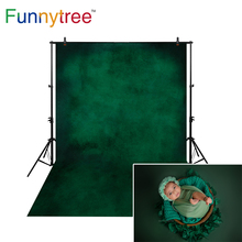 Funnytree-fondos de fotografía de tela de vinilo fino, color verde oscuro, viejo maestro, sólido, decoración de fondo para MH-068 de estudio fotográfico 2024 - compra barato