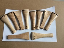 10 pcs violin tailpieces 4/4 Baroque style , nice flamed maple wood tailpieces  , used for violin 2024 - buy cheap